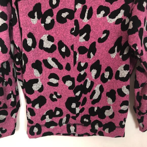 White Birch Animal Print Dolman Sleeve Sweater - Picture 9 of 11